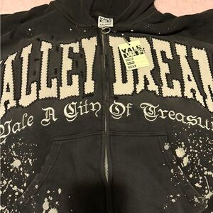 Black and White Graphic Hoodie